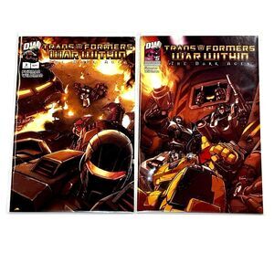 Transformers The War Within Dark Ages #3, #5 Dreamwave 2004 Comic Book Lot NM